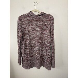 T by Talbots Women's Red Maroon Pullover Active Wear Long Sleeve Size Me…